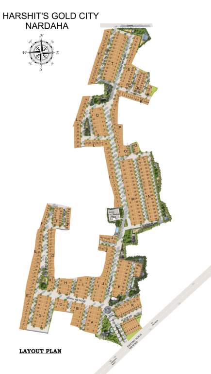  harshit gold city Layout Plan