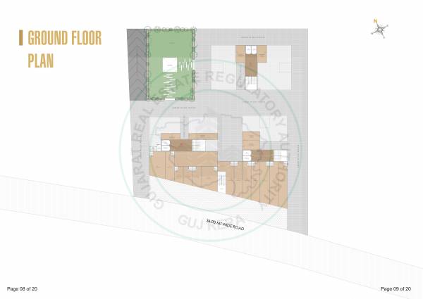  ved-greens A, B & C Cluster Plan for ground Floor
