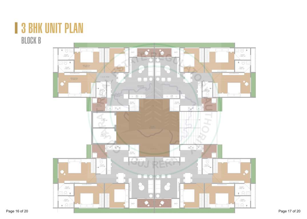  ved greens B Cluster Plan