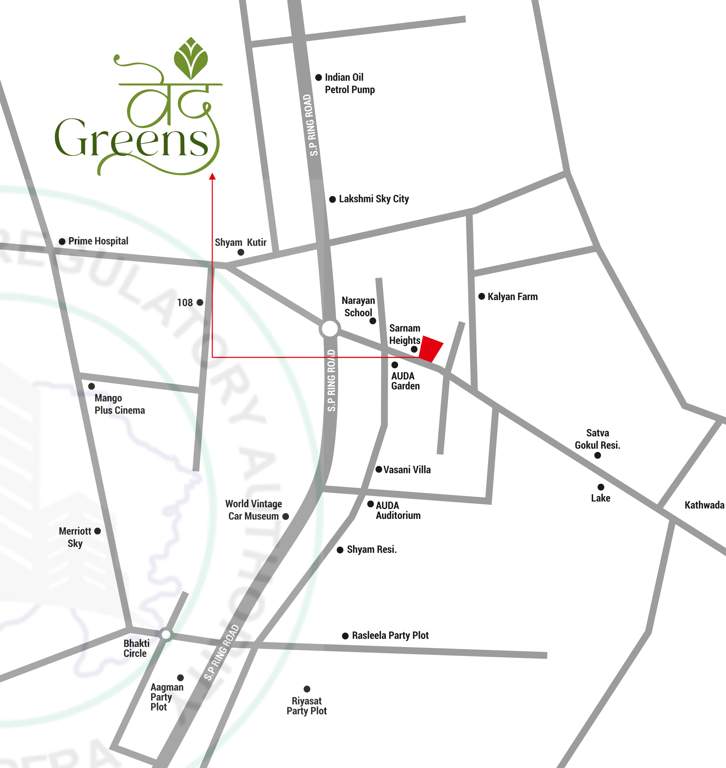  ved greens Location Plan
