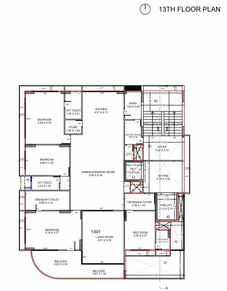  kiara-monolith Kiara Monolith Cluster Plan for 13th Floor