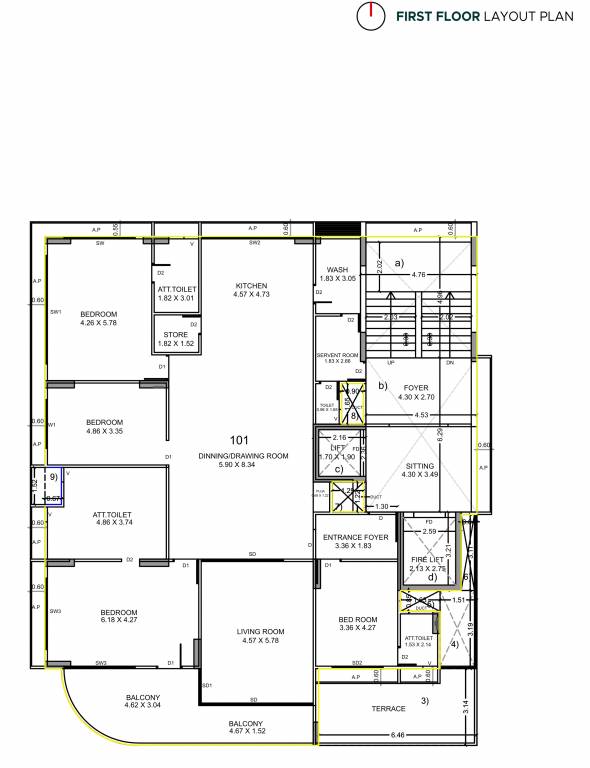  kiara monolith Kiara Monolith Cluster Plan for 1st Floor