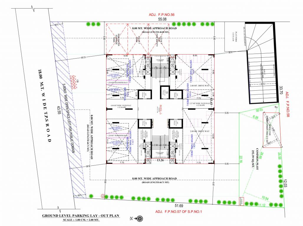  skyzen Tower A Cluster Plan for ground Floor