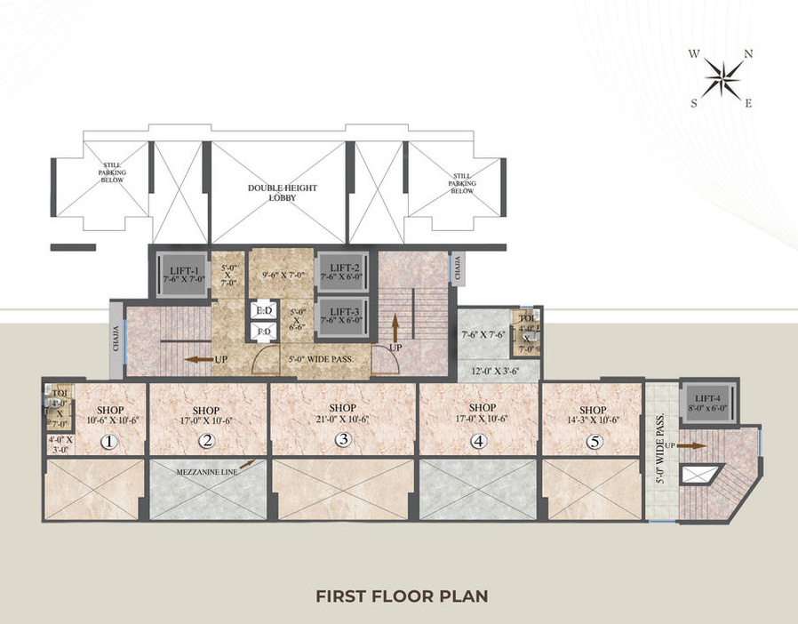  sky avenue Sky Avenue Cluster Plan for 1st Floor