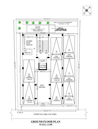  good-luck-co-operative-society Good Luck Co Operative Society Cluster Plan for ground Floor
