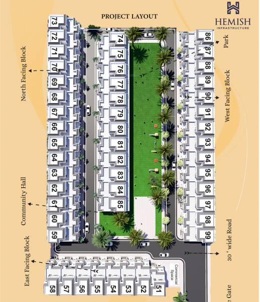  rudraksh-paradise Layout Plan
