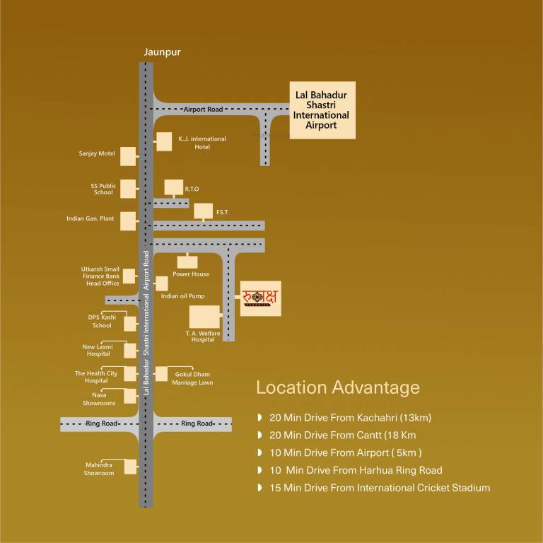  rudraksh paradise Location Plan