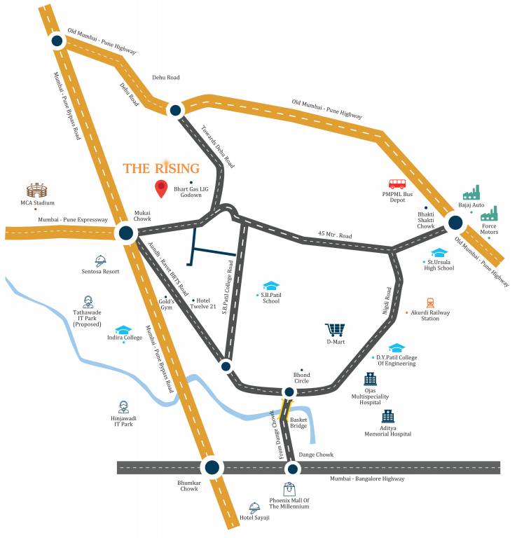  the rising phase 2 Location Plan