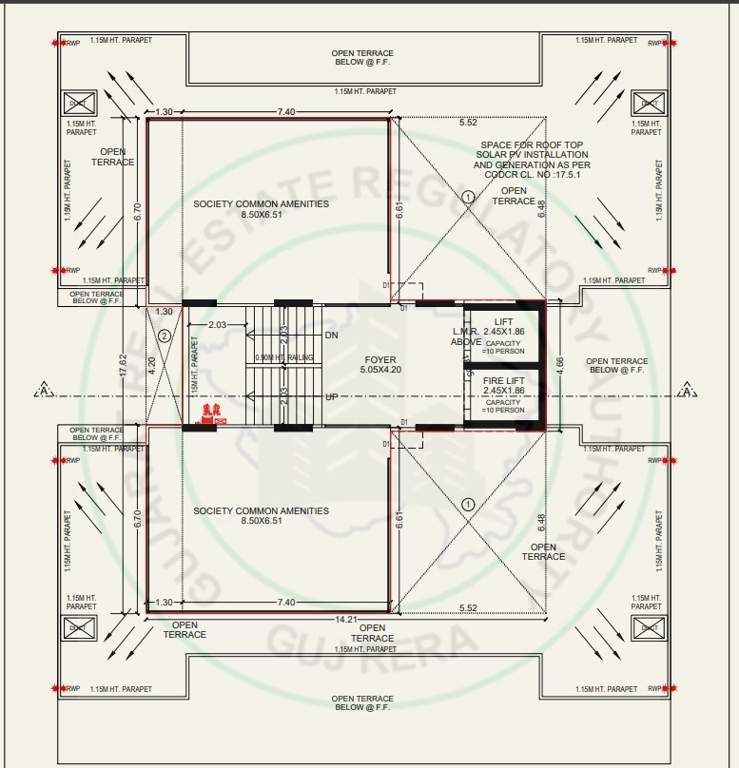  zankar sanidhya Cluster Plan 12th Floor