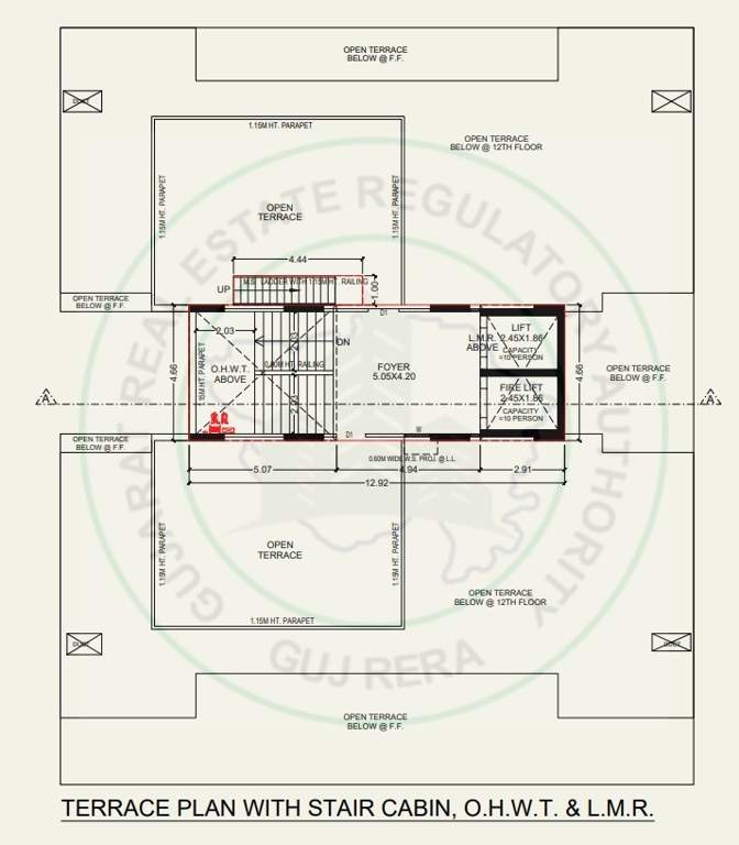  zankar sanidhya Cluster Plan Terrace
