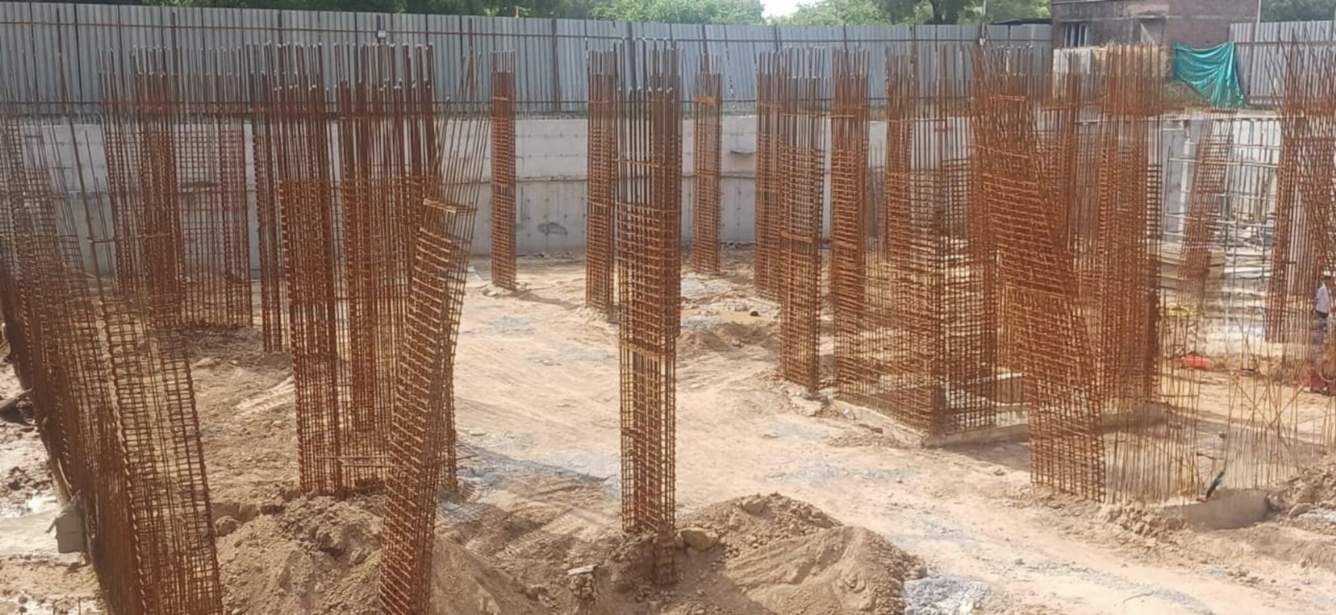  zankar sanidhya Block A Construction Status Aug 25