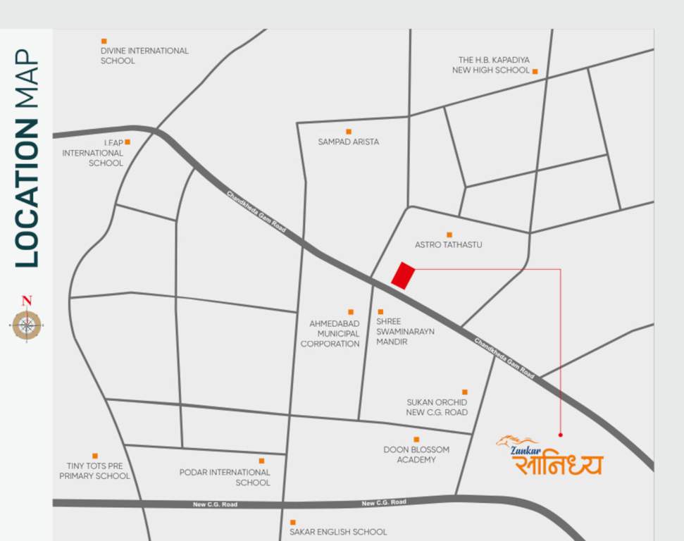  zankar sanidhya Location Plan