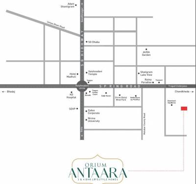  orium-antaara Location Plan