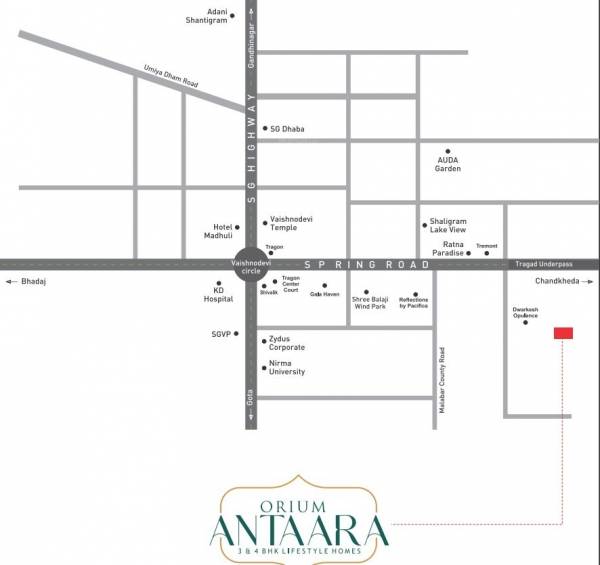  orium-antaara Location Plan