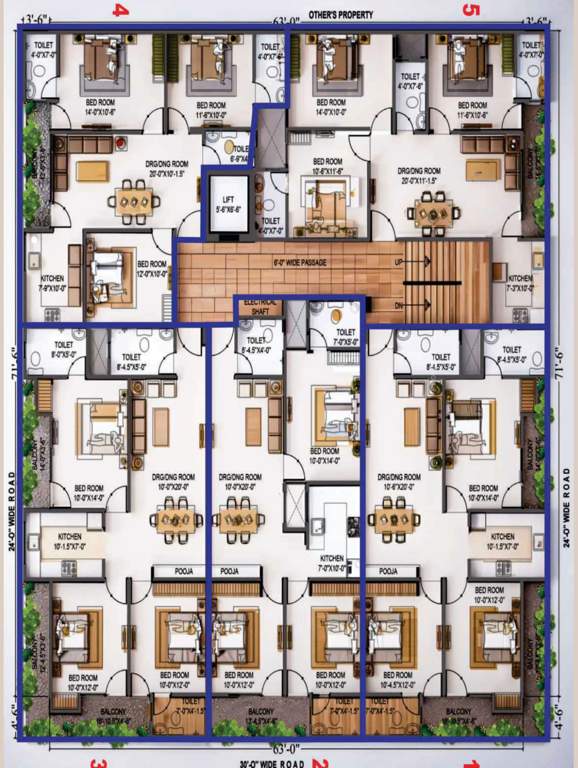 jovian luxury homes Jovian Luxury Homes Cluster Plan