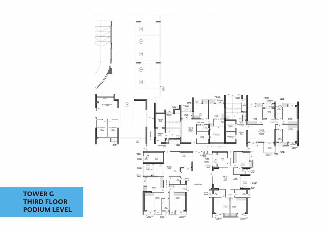  optima phase 2 Tower G Cluster Plan for 3rd Floor