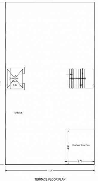 Main Block Cluster Plan for terrace Floor bliss Main Block Cluster Plan for terrace Floor