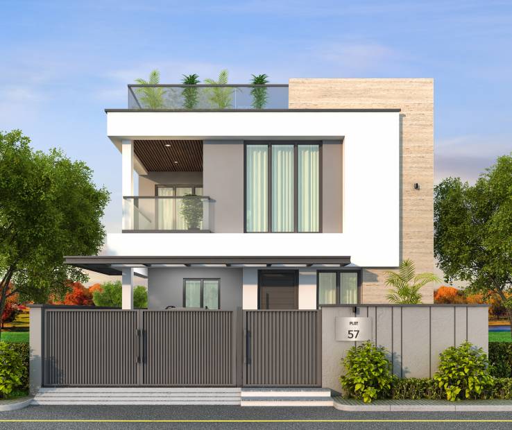  g-square-aranya-villa Elevation