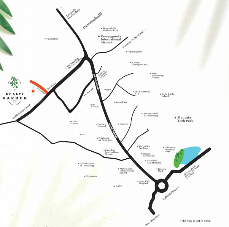  shalvi garden Location Plan