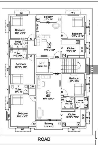  elite Elite Cluster Plan for 1st Floor