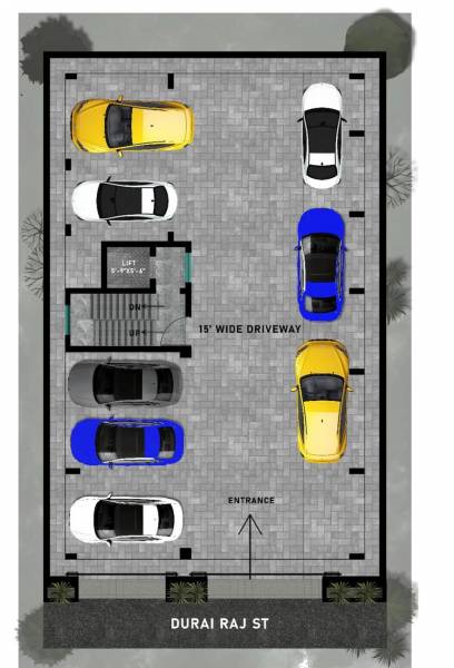  krish-heights Krish Heights Cluster Plan for car parking Floor
