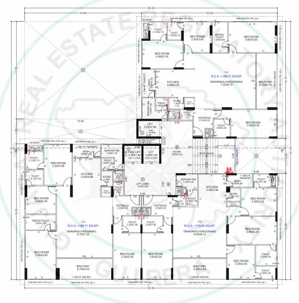  elysian Block A Cluster Plan for 1st Floor