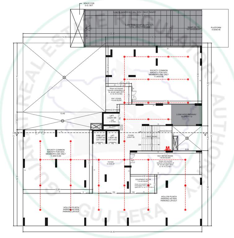  elysian Block A Cluster Plan for ground Floor