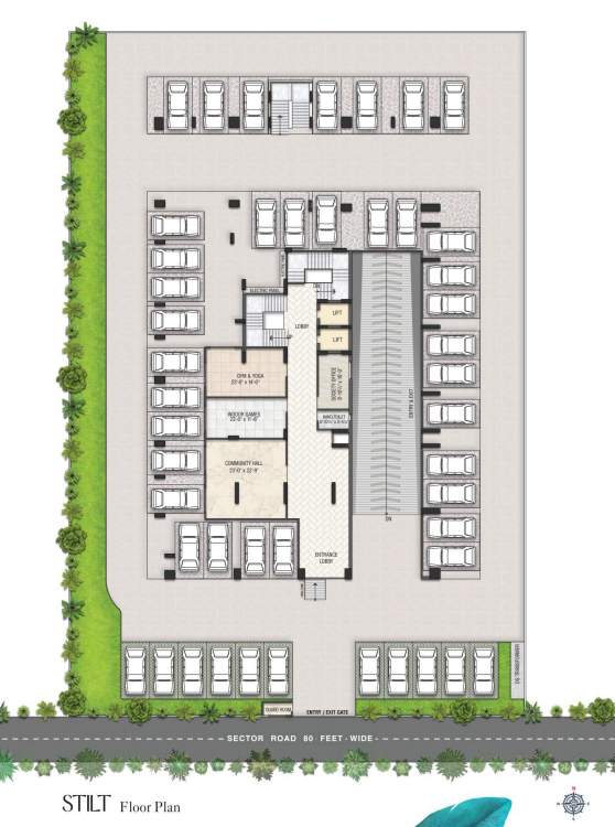  vinayak homes 11 Homes 11 Cluster Plan