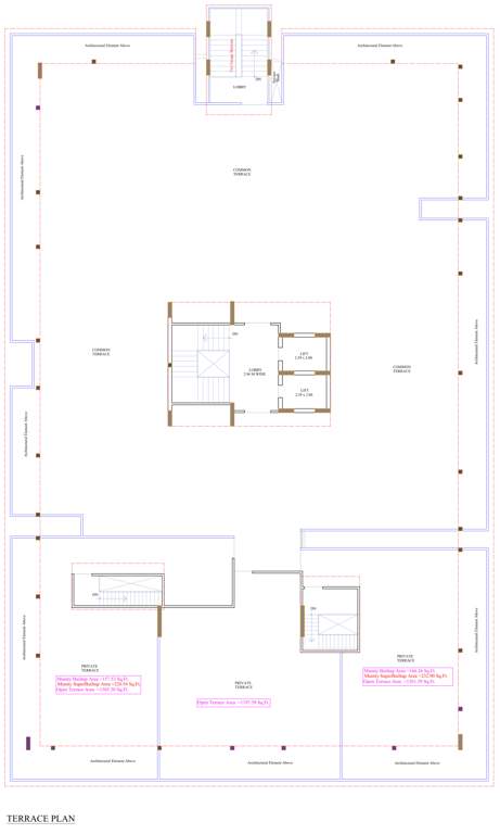  vinayak homes 11 Homes 11 Cluster Plan for Terrace Floor
