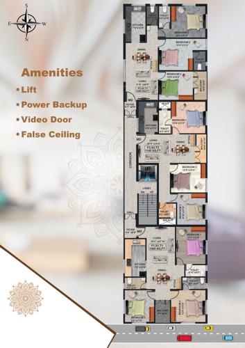  arul-murugan-enclave Arul Murugan Enclave Cluster Plan from 1st to 3rd Floor
