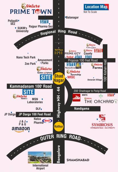  nature-prime-town Location Plan