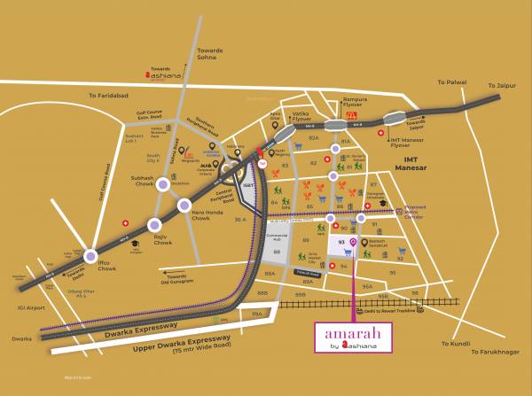 Location Plan amarah-by-ashiana-phase-5 Location Plan