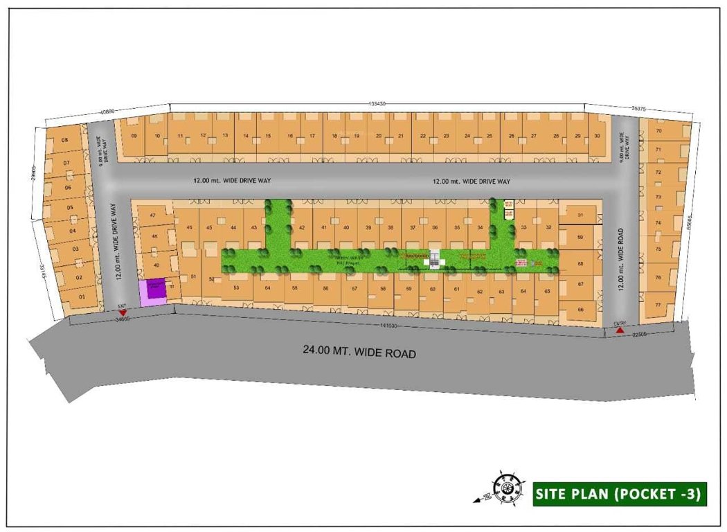 krishna villa Layout Plan