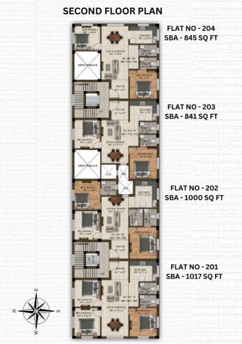  vijayambika Vijayambika Cluster Plan for 2nd Floor
