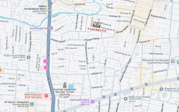  vijayambika Location Plan
