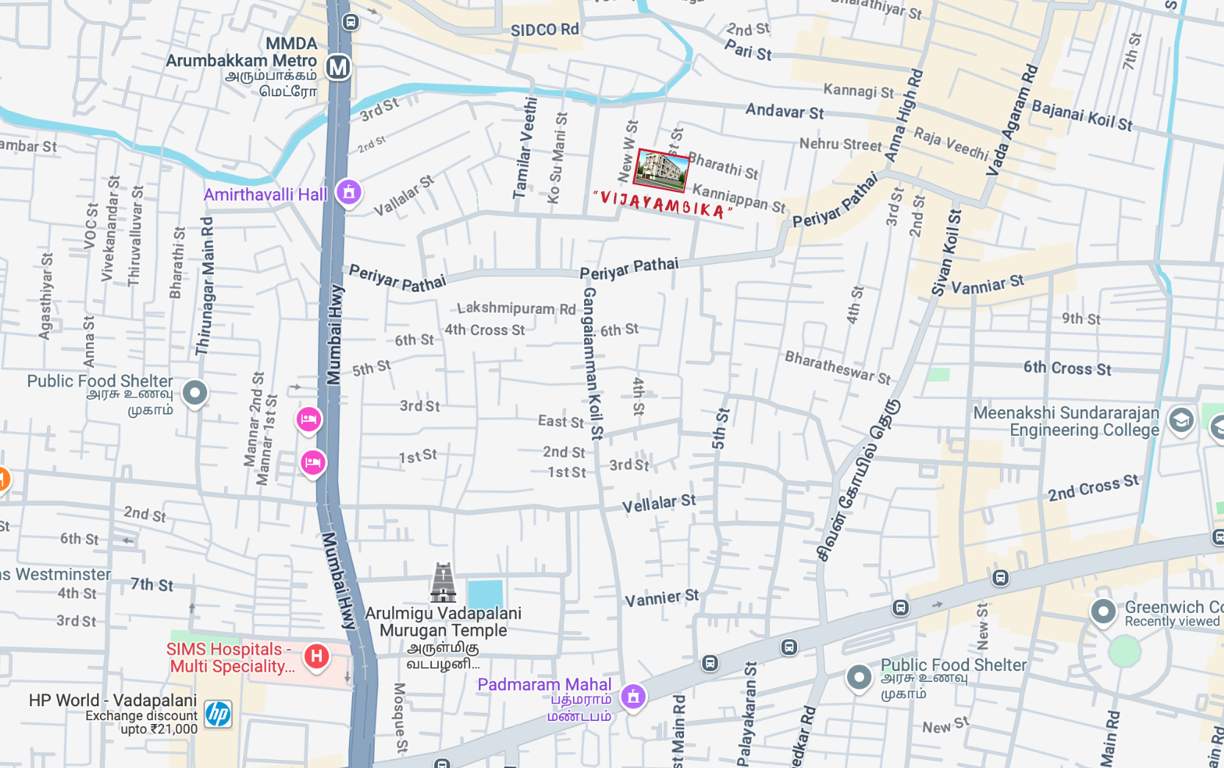  vijayambika Location Plan