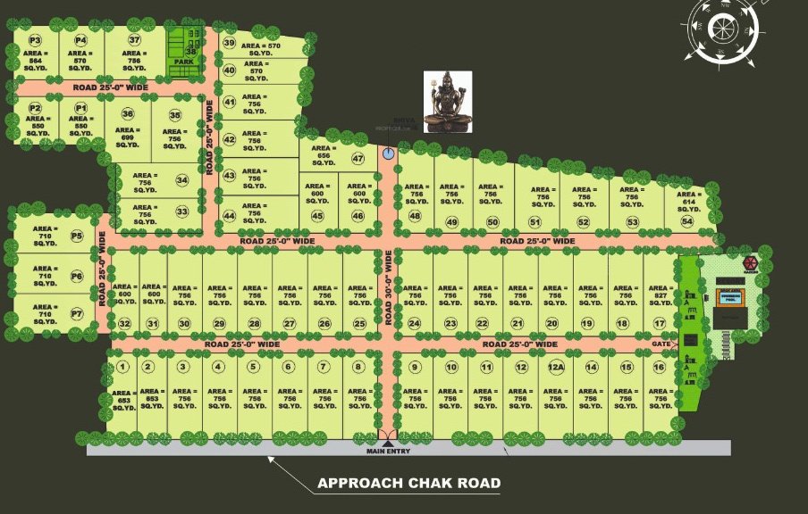 ganga valley Layout Plan