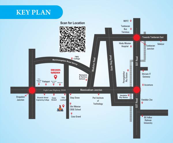  orchids-garden-villas Location Plan
