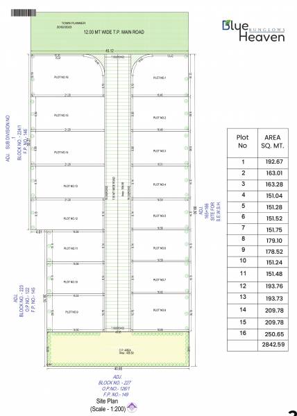 Layout Plan blue-heaven-bungalow Layout Plan