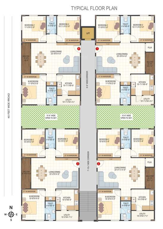  archana palms Archana Palms Cluster Plan