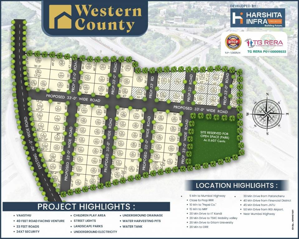  western county Layout Plan
