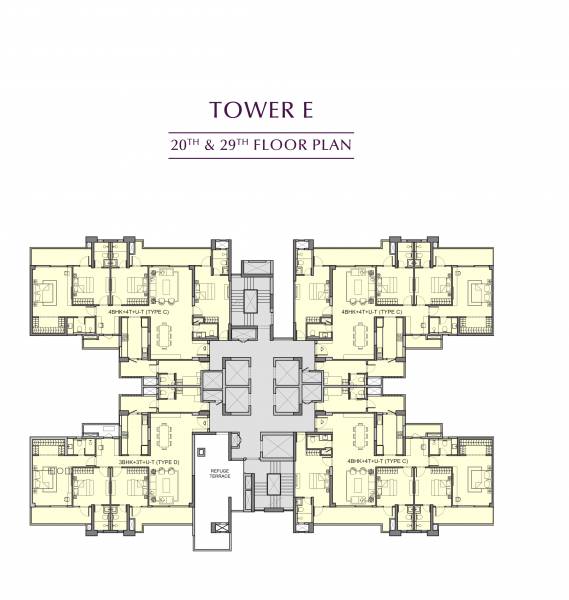  urban-ascent Urban Ascent Tower E Cluster Plan from 20th to 29th Floor