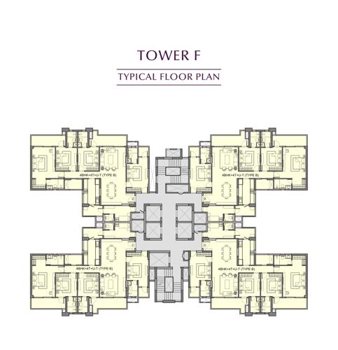  urban-ascent Urban Ascent Tower F Cluster Plan from 1st to 29th Floor