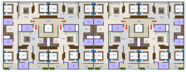  subh-laxmi-apartments Cluster Plan