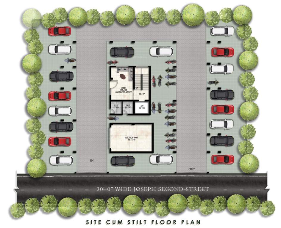  sai nivaas Sai Nivaas Cluster Plan for ground Floor