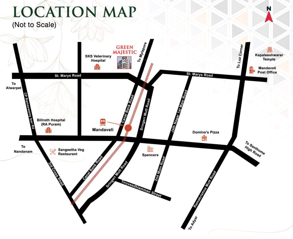  majestic Location Plan