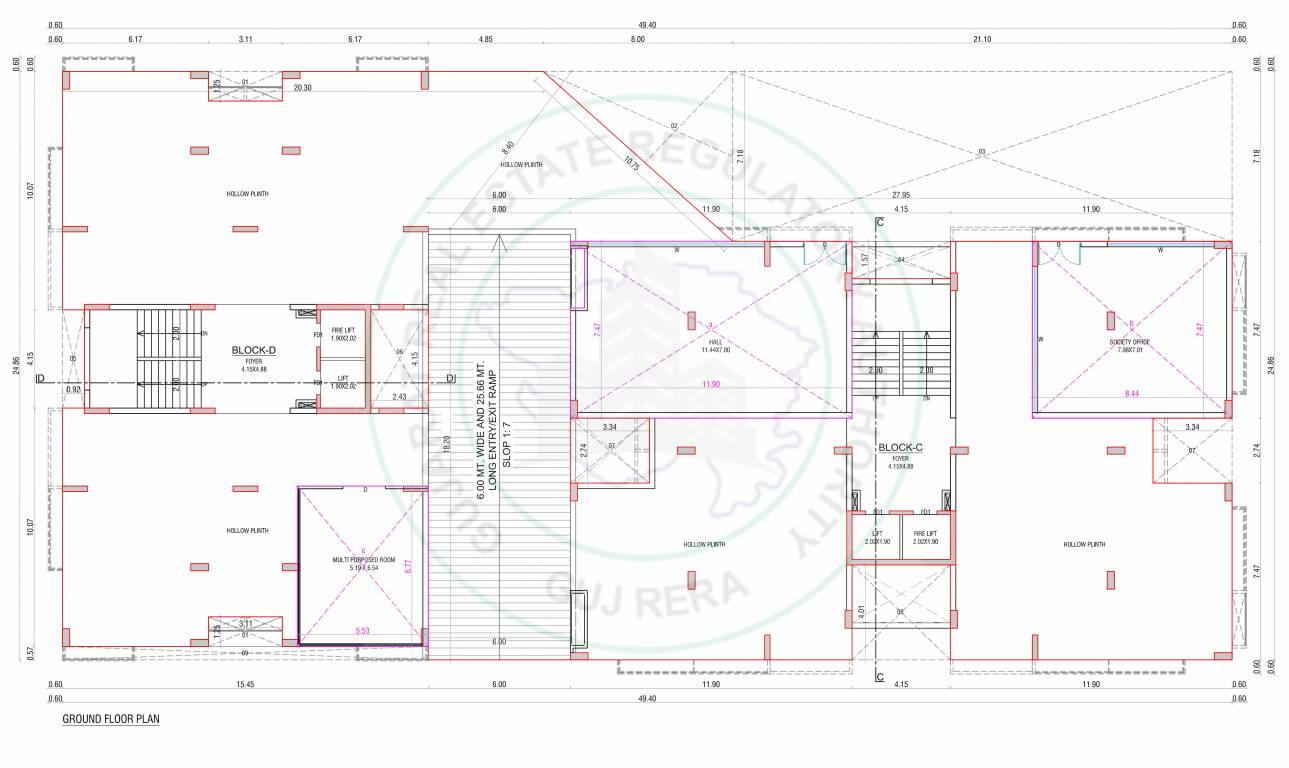  sai sharnam C Cluster Plan for ground Floor