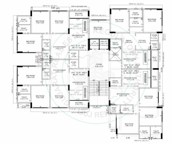  siddharth-green-valley Tower A Cluster Plan