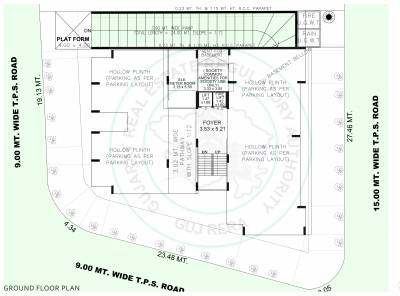  siddharth-green-valley Tower A Cluster Plan for ground Floor