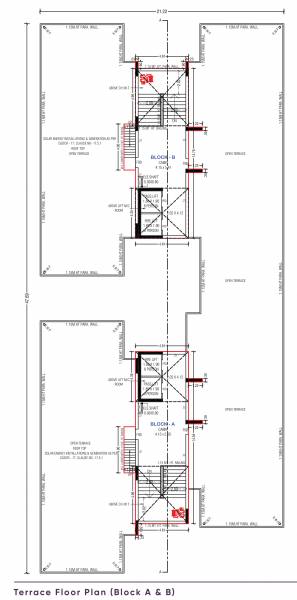  happy-aura B Cluster Plan for terrace Floor